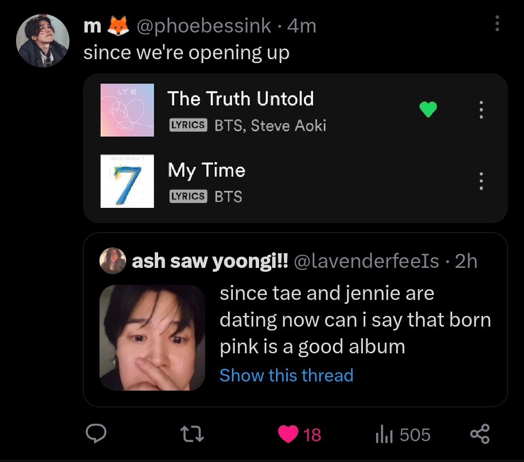 HOBIE__LISA's tweet image. Not them exposing themselves 😭

THE WORLD IS HEALING