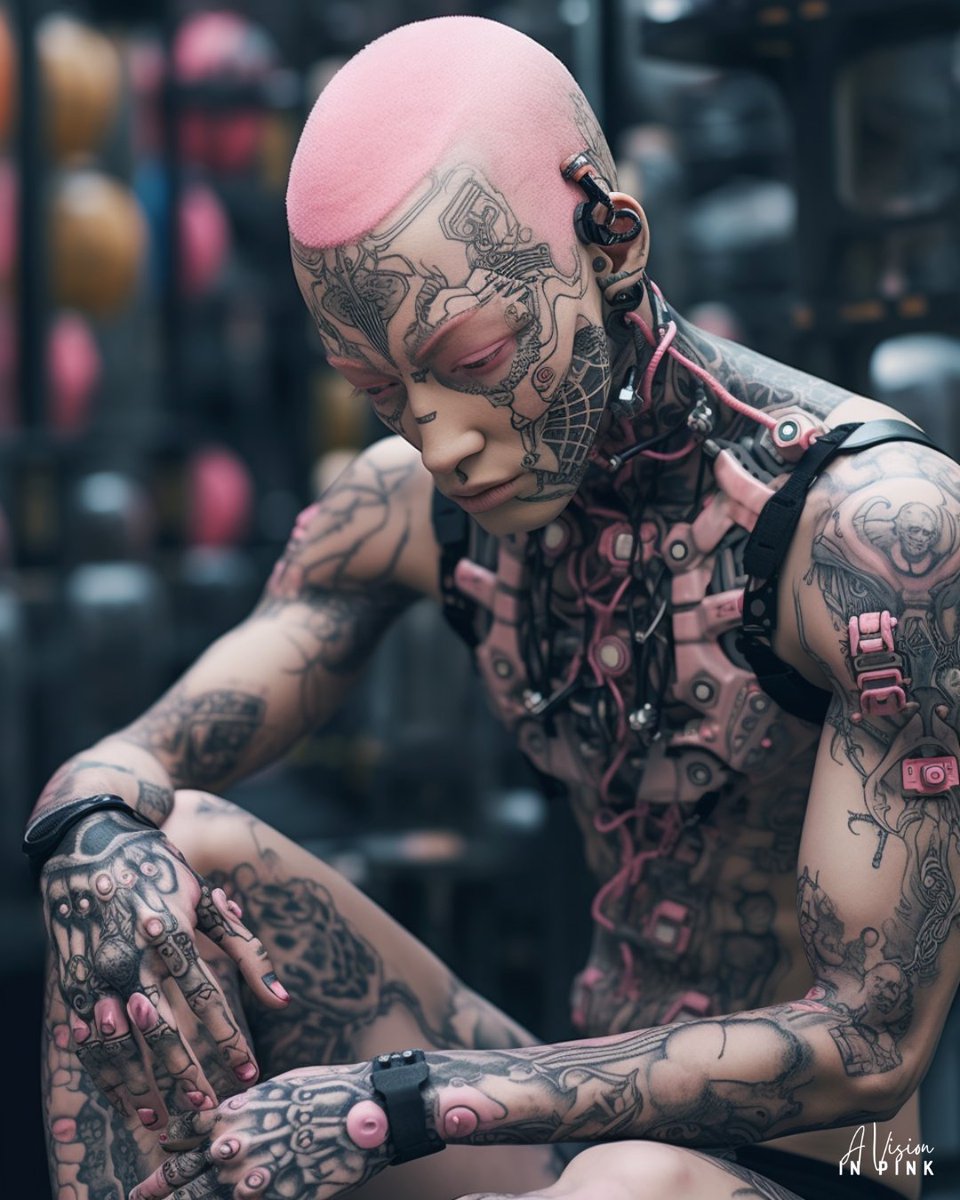 #aiart #MidjourneyAI #tattoo