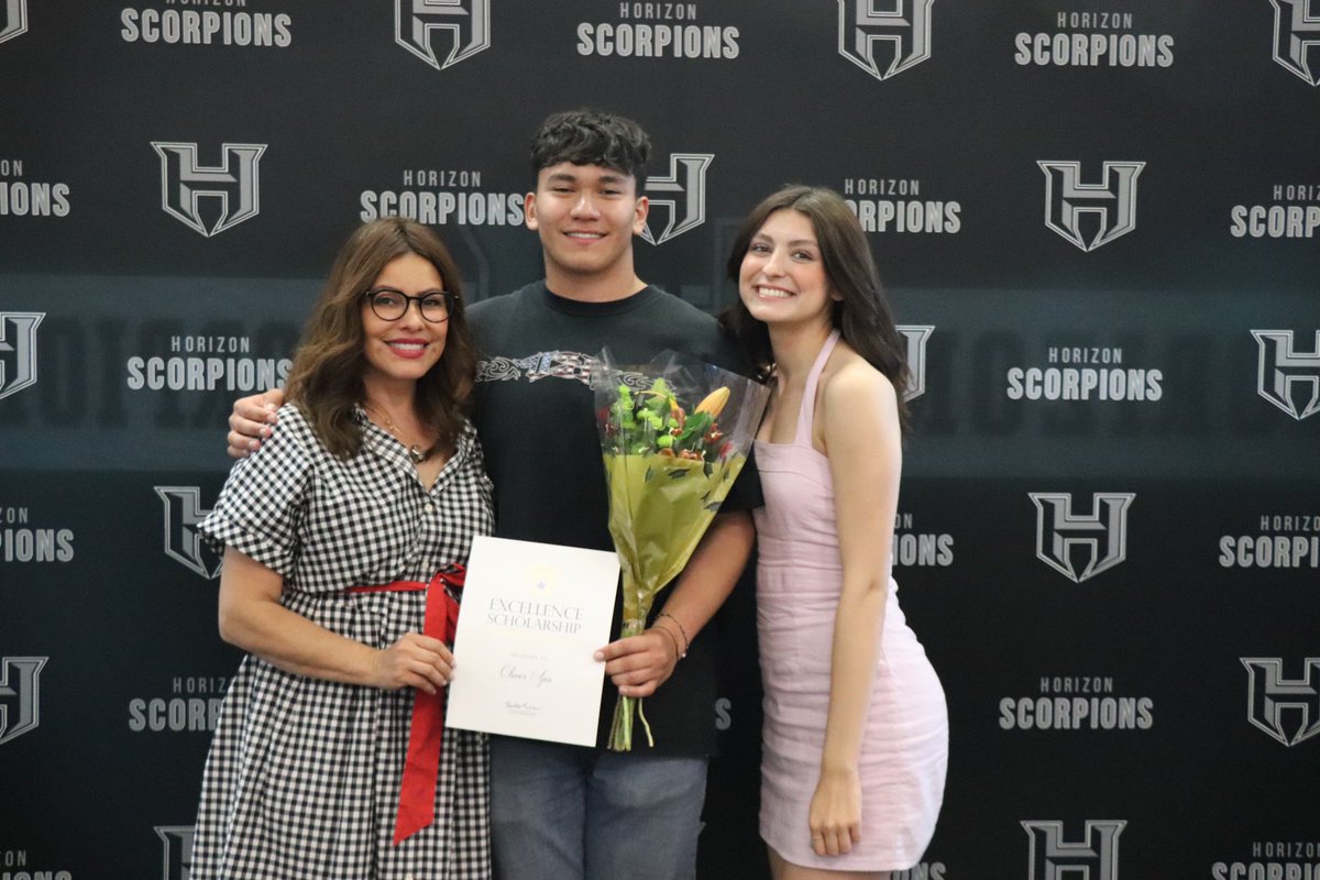 ClintISD's tweet photo. Two Horizon High School seniors were selected for the Terry Scholarship.

Among other awards were two Academic Scholarships, one Excellence Scholarship and one Presidential Scholarship.

#WeAreClintISD
#TogetherWeBuildTomorrow https://t.co/nvba9gTXmd