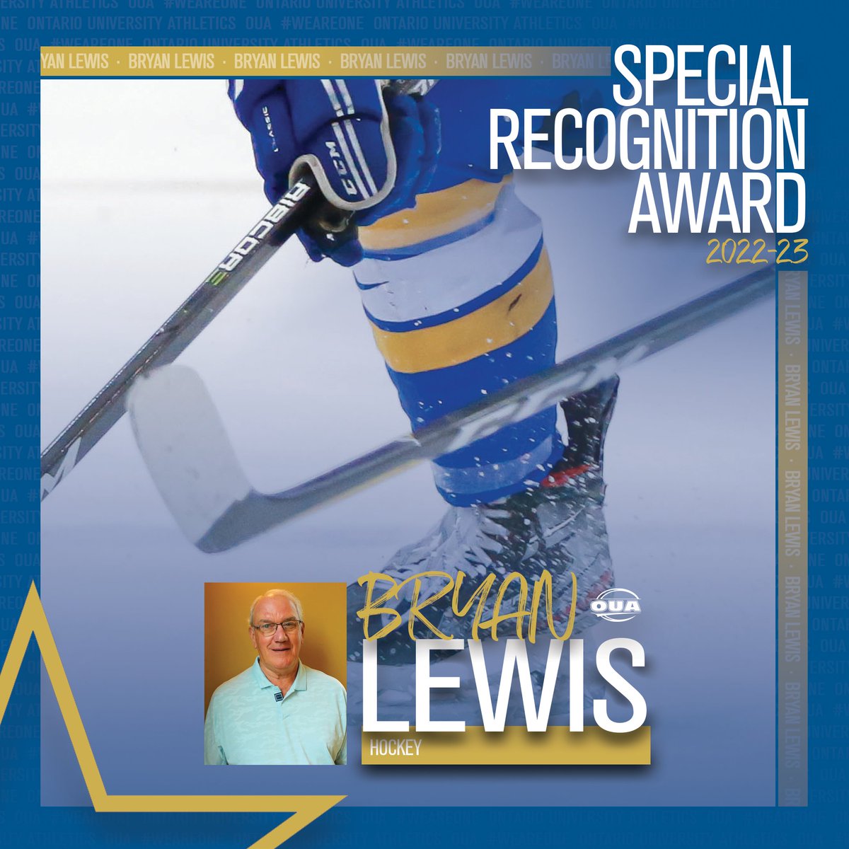 OUAsport's tweet photo. Congratulations to both Bryan Lewis and David Hutton on receiving Special Recognition Awards for their contributions to the #OUA! 🌟

#WeAreONE | #OUAHonourAwards https://t.co/8Hh1i83YTI