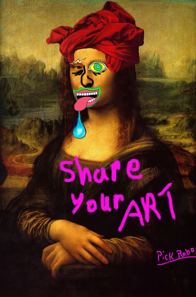 pick_robo's tweet photo. Show me your artwork
🟠Tag artists
🟠Please check out each other's work, like stuff you like
🟠Share this post together
🤖Like and RT this post if you would please, it really helps.
#NFT #digitalart #art https://t.co/sXFiTE9ieL