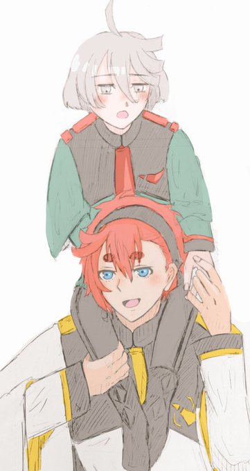 起きてから軽く色塗ってた。  #G_Witch #スレミオ