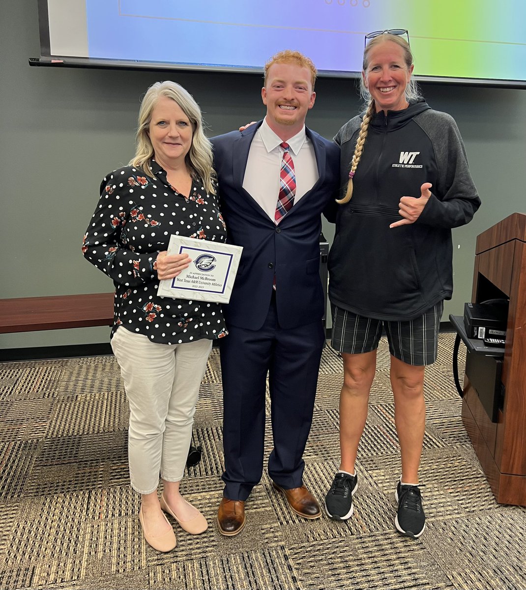 Congrats to CHS Senior Ben Black on completing your Pro Intern! @WTBuffNation appreciates the time &amp; effort you put this school year throughout our department. We will be cheering you on at Hill College ⚾️ next year! #BuffFam
