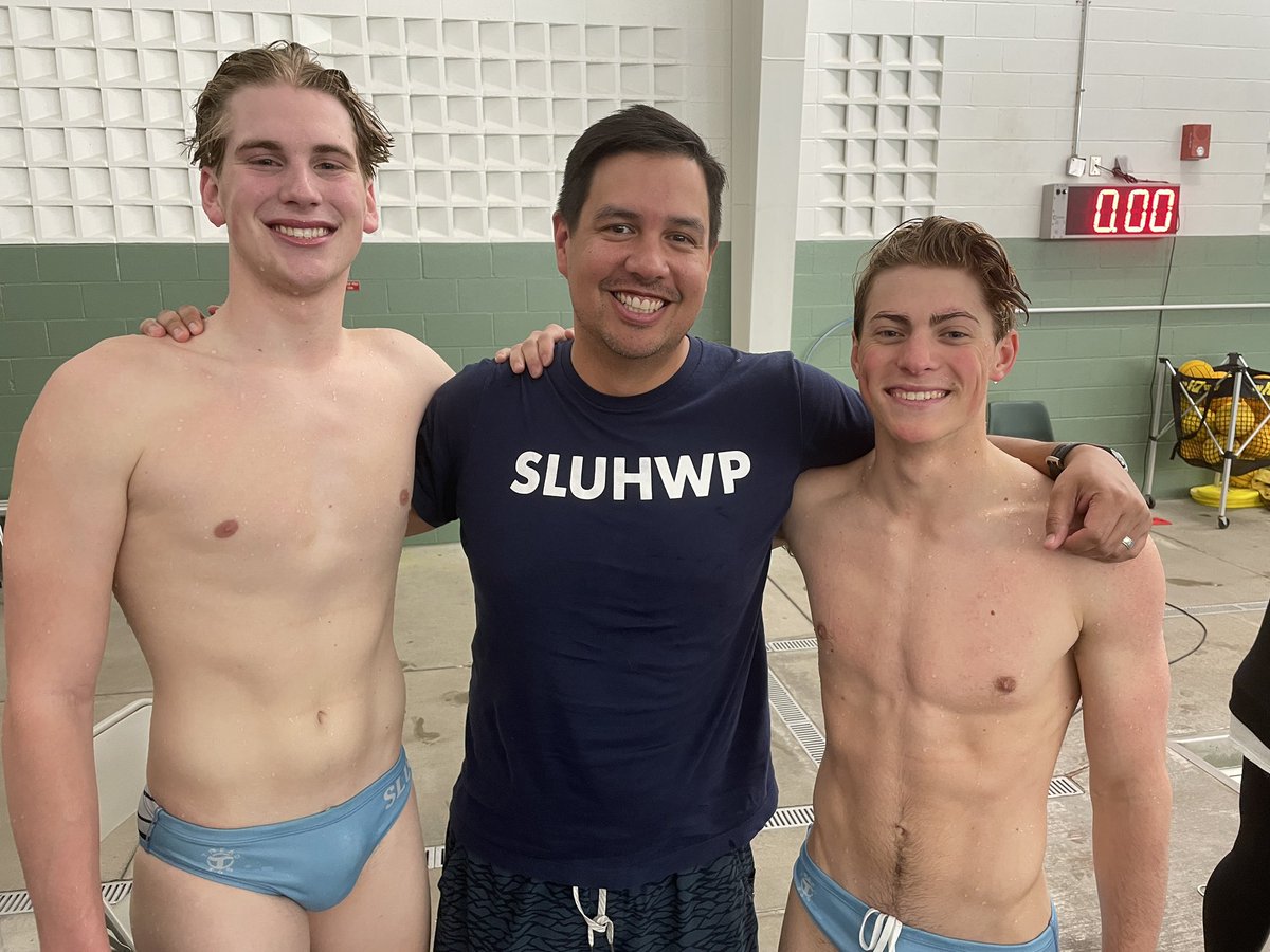 sluhwp's tweet photo. Brandon and Joe capped off their #sluhathletics careers with a W in the Senior All-Star game tonight. https://t.co/rGlPzqgUlC