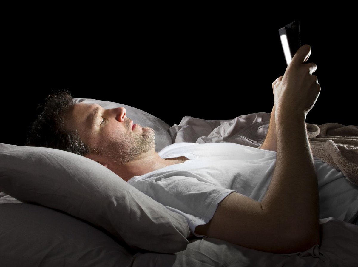 Do you have a 'no screens in bed' rule at your house? #Sleep #SleepBetter