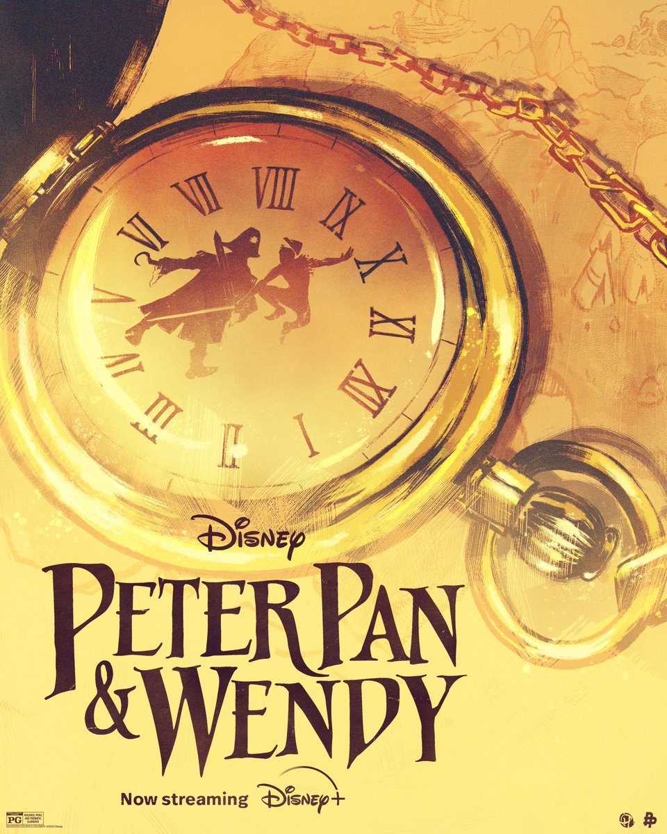 Disney's tweet photo. Check out this art inspired by #PeterPanAndWendy, then stream it only on @DisneyPlus! ✨

(🎨 by 1. Eileen Steinbach, 2. Heather Vaughan, 3. Aracely Munoz, 4. Nicky Barkla) https://t.co/WCV73VgL11
