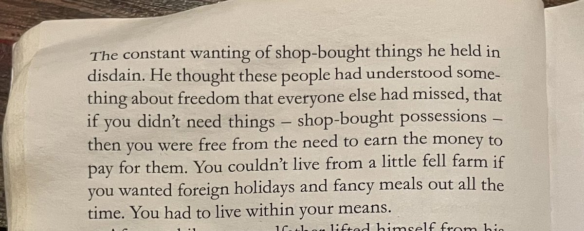 oliramsaygray's tweet photo. I’ve found translating the theory of degrowth into a living, breathing, human understanding of what that might look like difficult. I think @herdyshepherd1 does exactly that in English Pastoral when describing ‘living quietly’ in 1980s Lake District… https://t.co/FVYCg4waEx