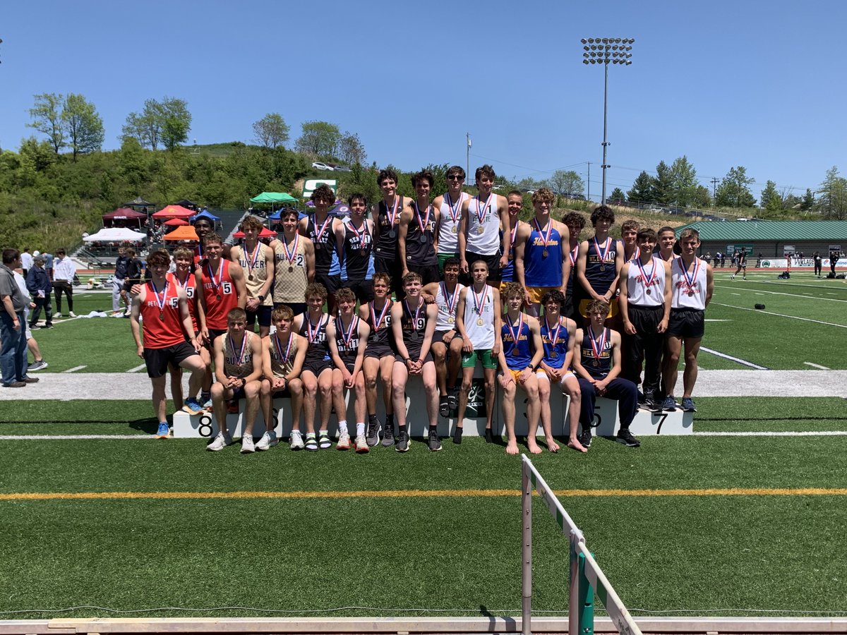 wpial7's tweet photo. 𝟐𝟎𝟐𝟑 𝐖𝐏𝐈𝐀𝐋/@UPMCSportsMed 𝟑𝐀 𝐁𝐨𝐲𝐬' 𝐓𝐫𝐚𝐜𝐤 &amp; 𝐅𝐢𝐞𝐥𝐝 𝐂𝐡𝐚𝐦𝐩𝐢𝐨𝐧 - 𝟒𝐱𝟖𝟎𝟎-𝐌𝐞𝐭𝐞𝐫 𝐑𝐞𝐥𝐚𝐲

🥇 @sflionssports (7:57.22)
🥈 @NATigerAthletic (8:00.87)
🥉 @HTSDAthletics (8:05.64)

#WPIAL | 🎽🏆 https://t.co/RjE6FqKJKG