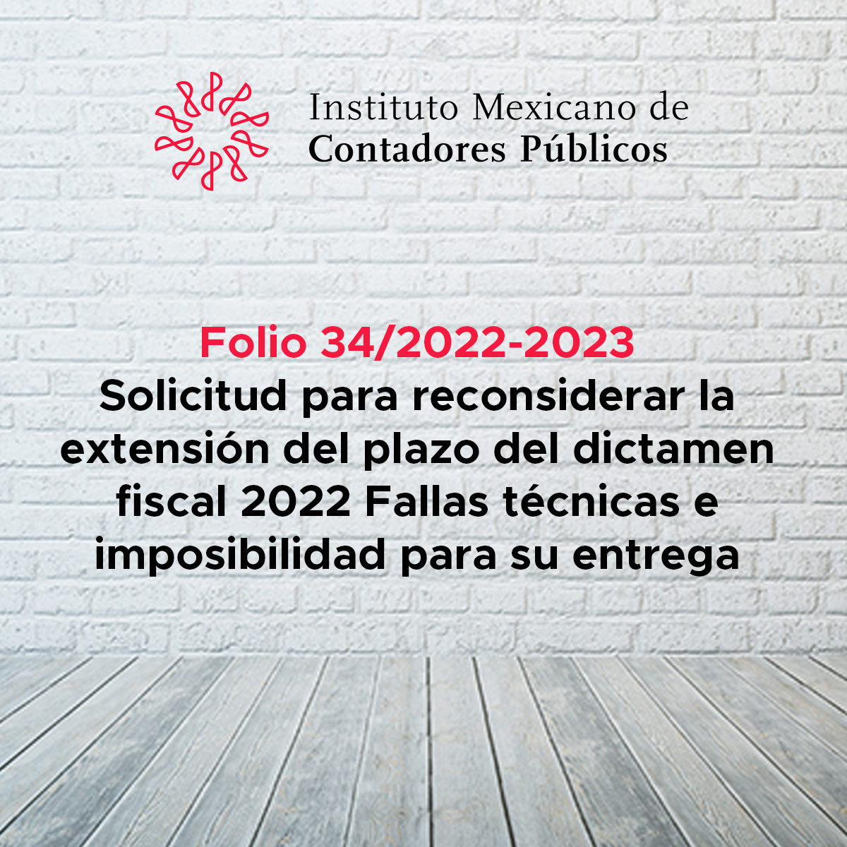 ICPNL's tweet photo. IMCP INFORMA 🗣
Folio 34/2022-2023 Solicitud para reconsiderar la extensión del plazo del dictamen fiscal 2022 Fallas técnicas e imposibilidad para su entrega👈
📌 Mas información: https://t.co/fuXZtoEXVV
#TransformandoElFuturoContable #Contador4.0 #ICPNL #SoyICPNL https://t.co/yFrlRkhDsj