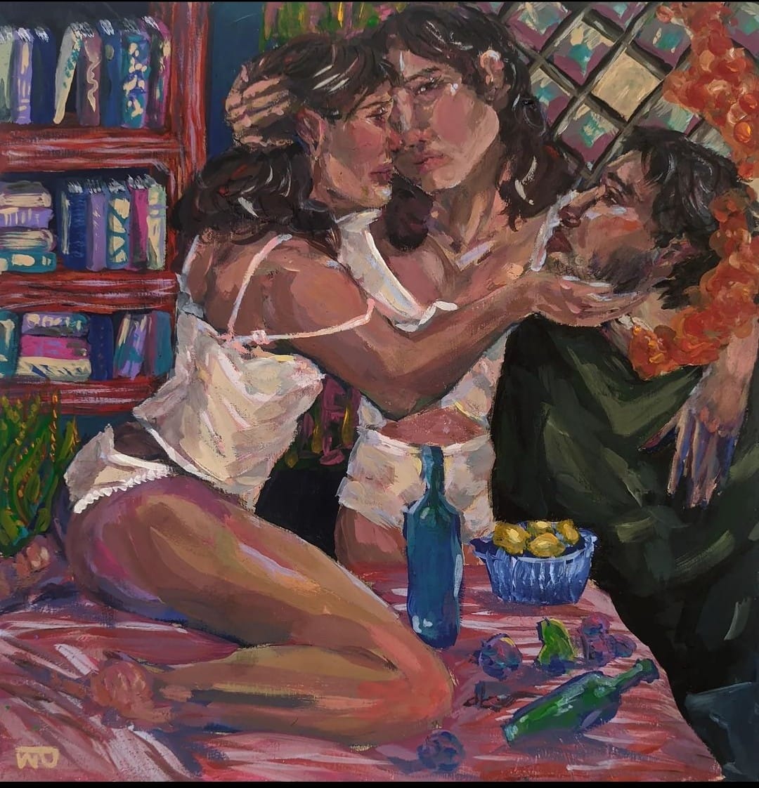 semanalgrafico's tweet photo. #LaSalaDeODAC | "Tan larga, tan corta, tan tranquila, tan de excesos... esta vida."

Pinturas al óleo de Orlando Michel.

👉 https://t.co/IA0qVenm38 https://t.co/KuRJszlt4r