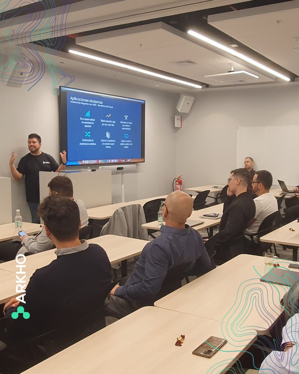 Arkho_io's tweet photo. 💻¡Increíble evento con nuestros expertos de Arkho! Hablamos sobre cómo modernizar la arquitectura en la nube para startups, reduciendo costos y optimizando procesos, y tuvimos un workshop de Lambda.

🚀¡Aprendizaje, networking y café! #Arkho #ModernizaciónEnLaNube #Startups #AWS https://t.co/5kwj5PJ4xY