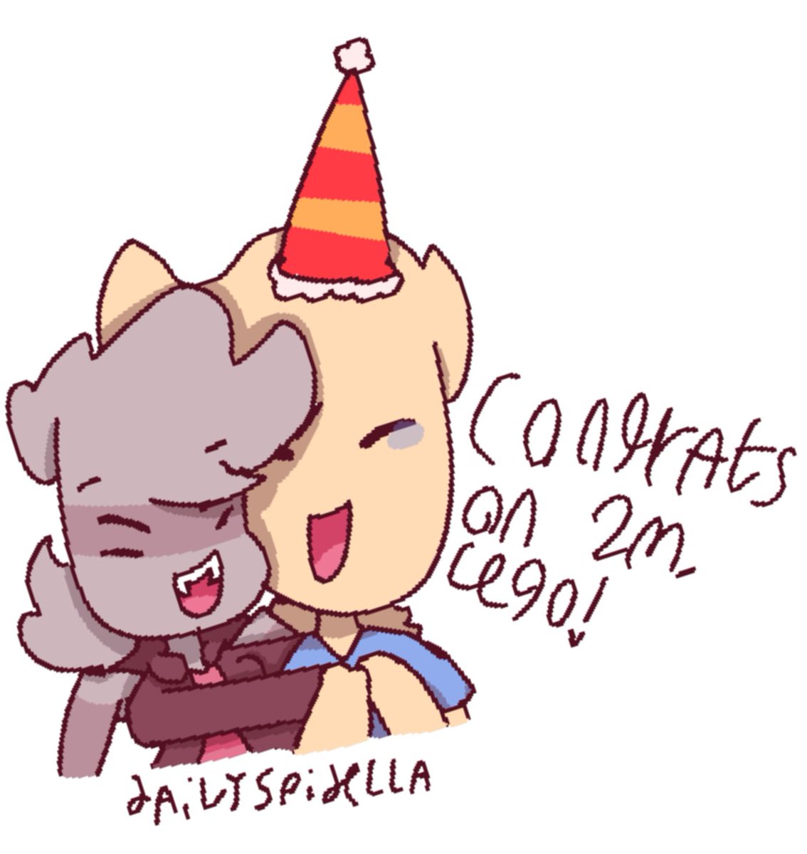 Day 336: CONGRATS ON 2 MILLION, LEGO!!!!! ;<3

#dailyspidella #robloxpiggy #PiggyFanart #pghlfilmsfanart