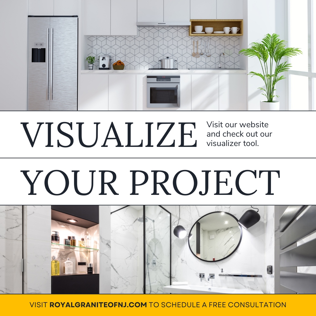 royalgranitenj1's tweet image. Transform your home with the help of our visualizer tool! See the possibilities of your next remodeling project come to life in seconds. Get ready to make all your home design dreams a reality - #remodelingprojects #interiordesign #visualizertool