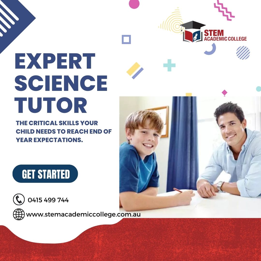 Science is an ever-learning subject, and there is no age bar for it.
Our Science tutoring will help nurture a child's inner curiosity and turn them into young explorers or inventors.
Contact us today!
Stem Academic College
0415 499 744
#science #sciencetutor