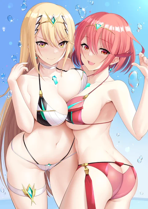 #暑いので水着絵で体温調節する北国出身なので暑さにはめっぽう弱いです 