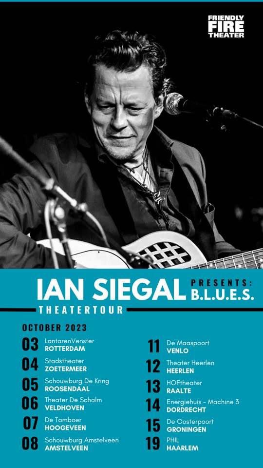 3 oktober: @IanSiegal #liveinconcert @LantarenVenster #Rotterdam! Info & tickets: lantarenvenster.nl/programma/ian-…