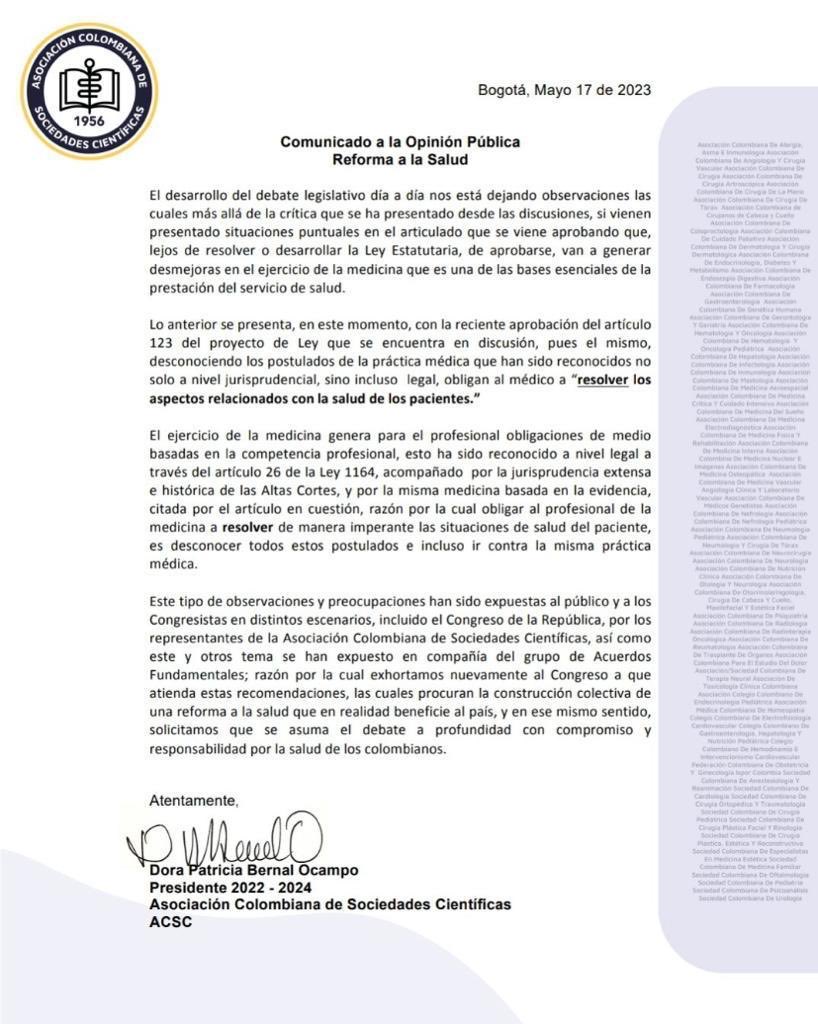 La reforma a la salud desconoce la complejidad biológica, las dudas razonables en los diagnósticos, el carácter imprevisible de muchos tratamientos y la imposibilidad de juzgar el acto médico sólo por sus resultados.

El santanderismo llevado hasta el extremo de lo ridículo.