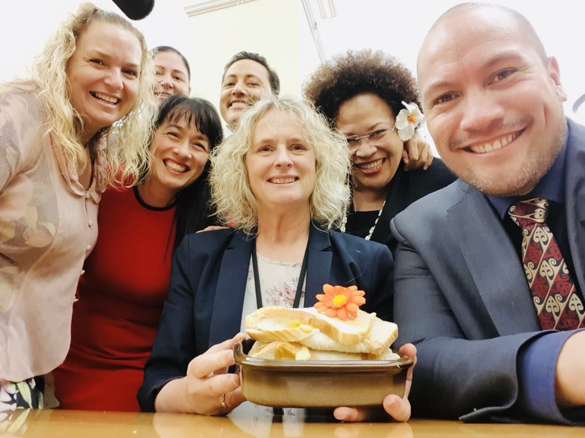 Traditional Budget Day <a href="/nzlabour/">New Zealand Labour</a> class of 2017 pies judging event and a throwback to 2021 <a href="/GregOhariu/">Greg O'Connor</a> <a href="/ginnyandersen/">Ginny Andersen</a> Liz Craig