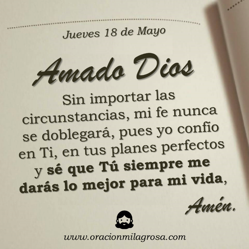 oracion_milagro's tweet photo. Oración para el jueves 18 de mayo de 2023: https://t.co/1EAjDySeVW