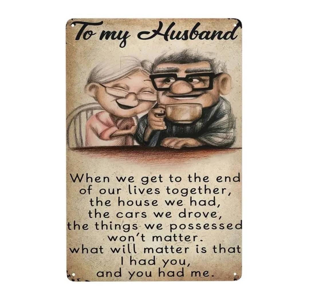 #etsy shop: Home decor - When we get to the end of our lives together

#etsyukseller #anniversarypresent #anniversarydecor #oldercouplegift #quirkycreationsni etsy.me/3MmqZ6i