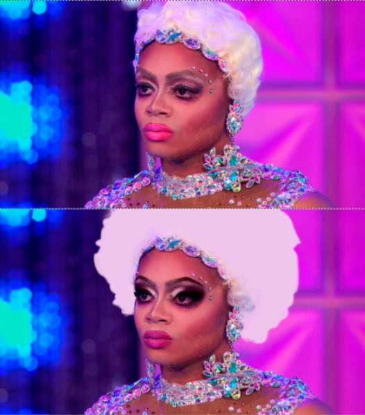 Ryanmzt's tweet photo. @KhalifLi Her hair and makeup https://t.co/YfCdrtde5T