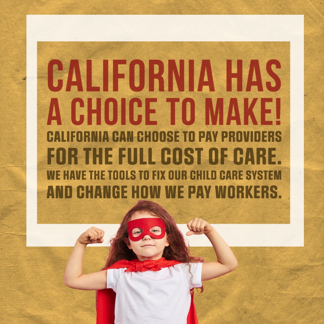 Thank you to the Assembly, Senate, and Legislative Women’s Caucus for making reimbursement rates a priority this budget year. #FixChildCareCA #CareCantWait