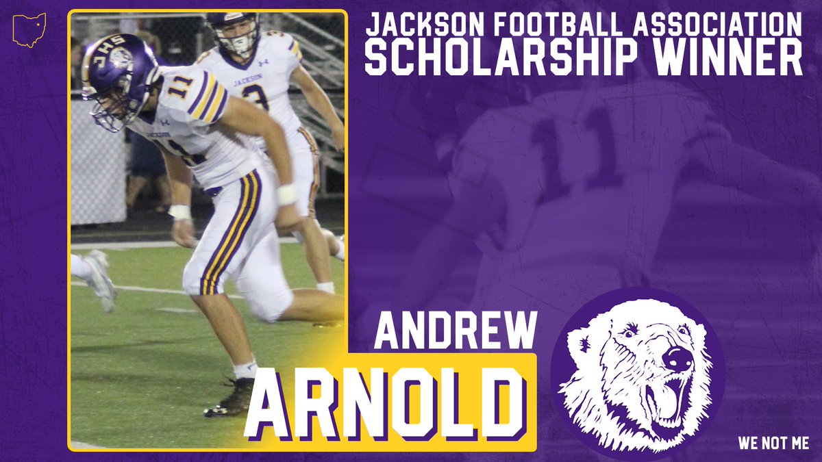 We would like to congratulate three of our scholarship winners:

Ethan Lesco - Jackson Football Association
Greg Campbell - Jackson Football Association
Andrew Arnold - Jackson Football Association 

Best of luck in your future endeavors. #GoBears #PolarBearsLead