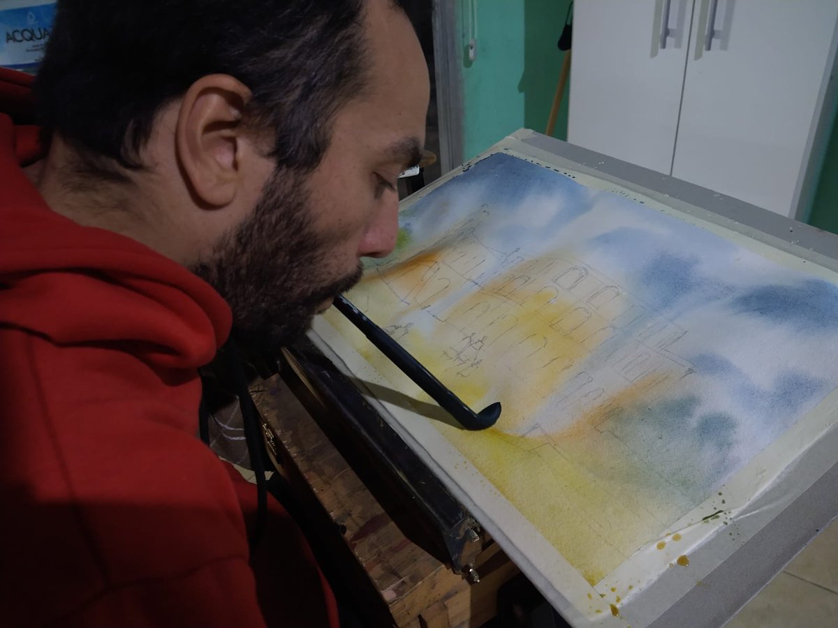 BarciaCesar's tweet photo. #artbymouth #apbp Coliseo Romano #2023 #whatercolor Comparto una de mis recientes acuarelas  ;) que la disfruten como yo al hacer la :) https://t.co/wg2UDw0ROK https://t.co/CoweosnZYf