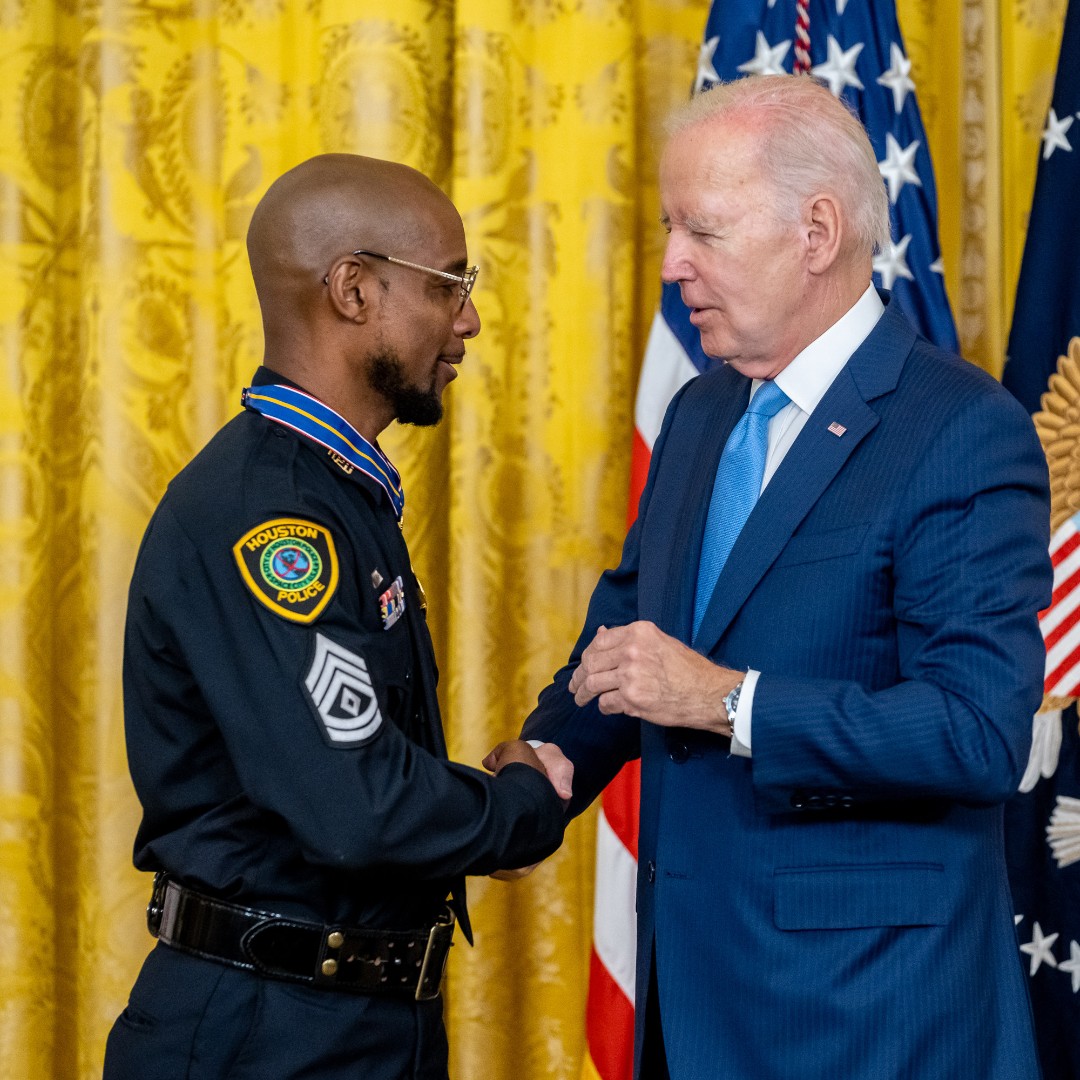 To this year's Medal of Valor recipients:

Your bravery is inspiring. 

You have gone above and beyond the call of duty, exhibiting exceptional courage, and extraordinary decisiveness, regardless of your personal safety, in an attempt to save or protect human life.