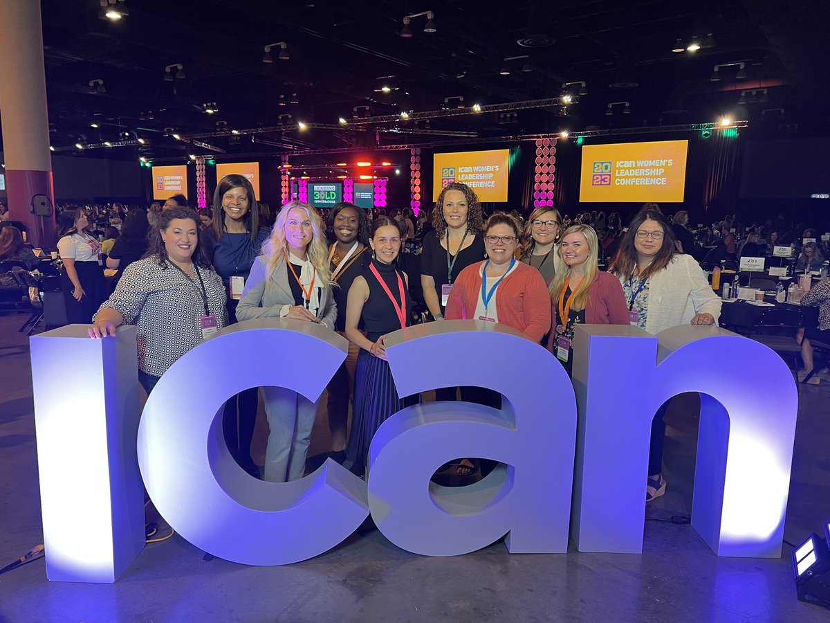 I felt honored and #OPSProud to spend the day at the #ICAN2023 conference with amazing women @ICANleaders! 🦸🏼‍♀️ Nothing but bold and uplifting conversations happening among these @OmahaPubSchool leaders! 
Thank you @OPS_Westview and @OPS_LoganSupt for this opportunity!