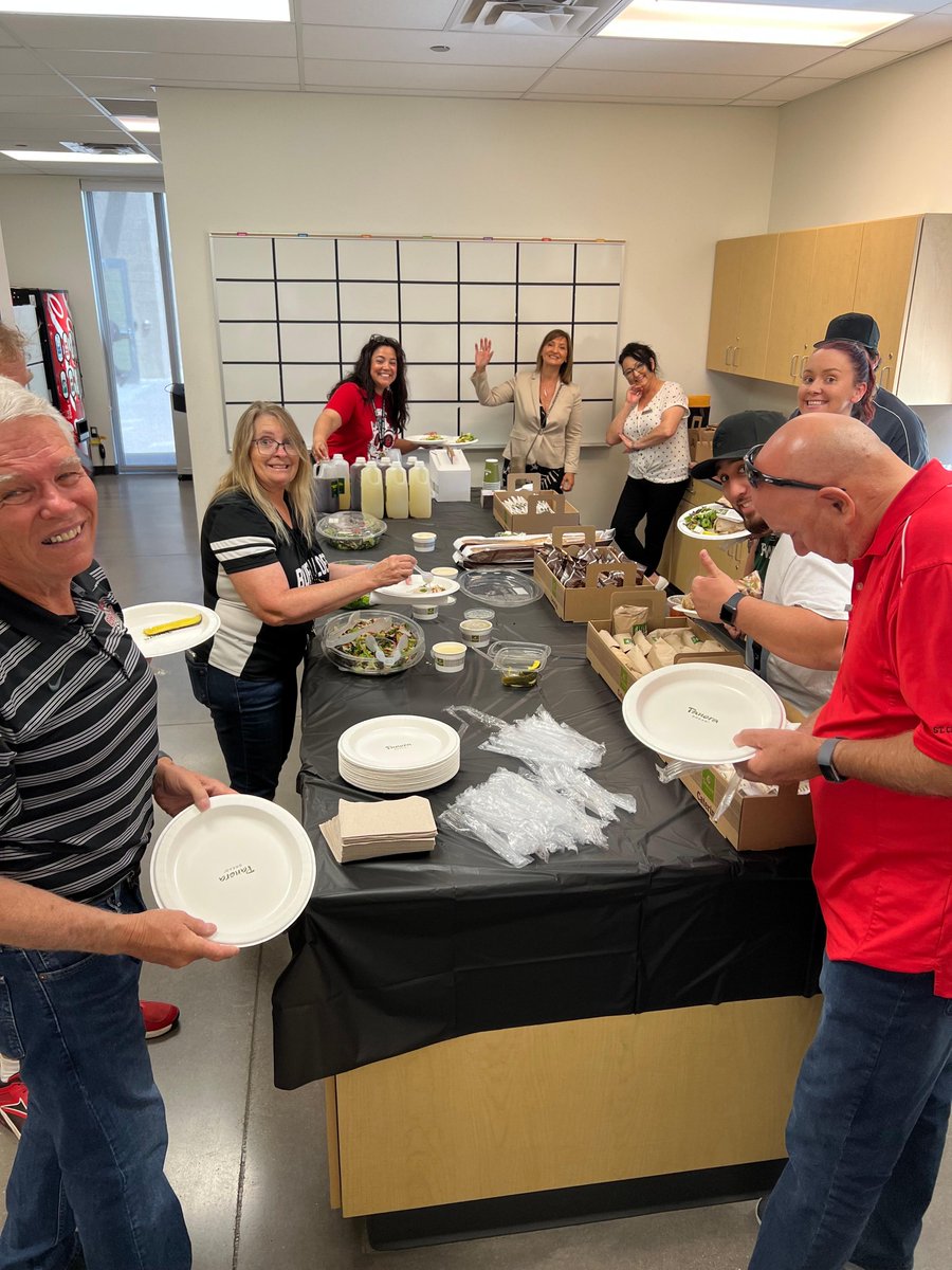 A HUGE thank you to KB Homes for providing our teachers and staff a delicious lunch from Panera today! #qcleads #qcschools #kbhomes