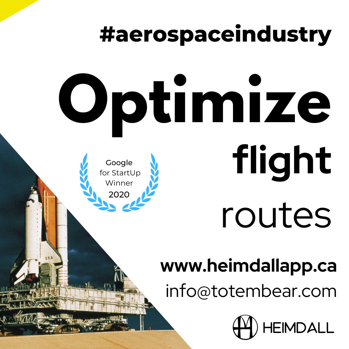 TotemBearCA's tweet image. Heimdall can optimize flight route planning and allocation, reducing wait times and improving flight punctuality for the aerospace industry.
#Heimdall #aerospaceindustry #flightoptimization #TotemBear #LaunchAcademyHQ #Canada #Vancouver