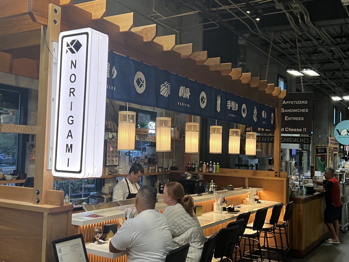 orlfoodie's tweet photo. Michelin rated sushi. At Plant St Market in Winter Garden, FL. Small, unique, interesting, food is top notch. https://t.co/vDKNdgLygH