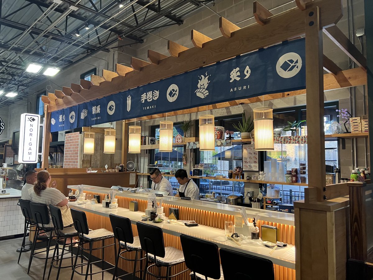 Michelin rated sushi. At Plant St Market in Winter Garden, FL. Small, unique, interesting, food is top notch.