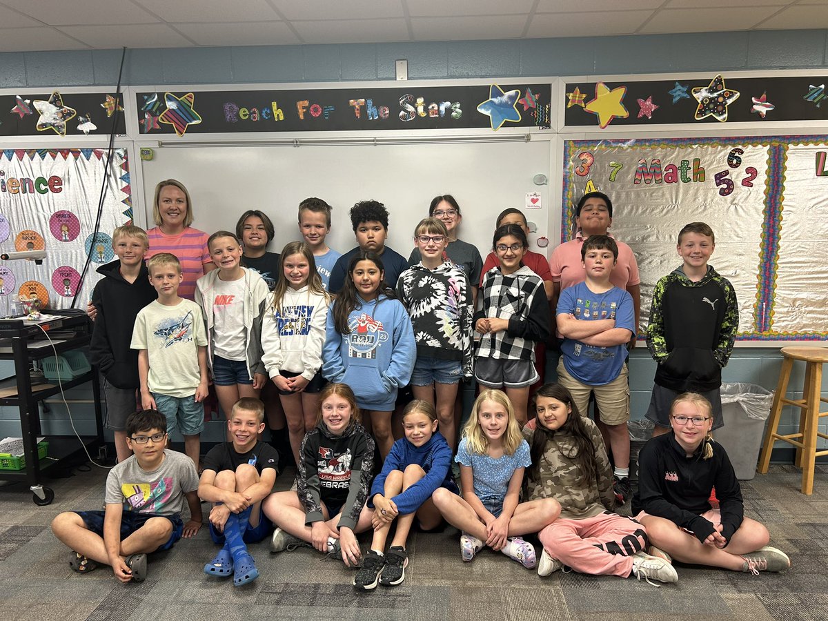 The last day of school is always so bitter sweet! I am so proud of these kiddos and know they are ready to rock 5th grade, but watching 22 pieces of my heart walk out the door is never easy! #lakeviewvikes