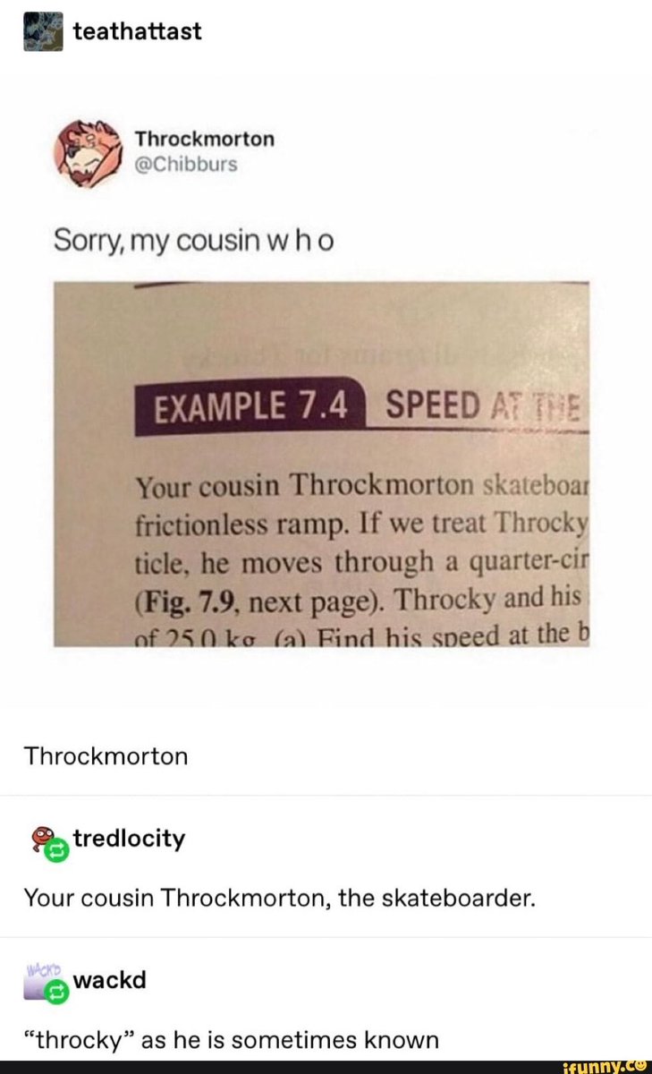 CerberusB1_'s tweet photo. @socialaskan So many that I don't remember or can't find, but my cousin Throckmorton is a classic https://t.co/gHbN9n6tTc