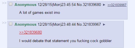 nobody is brave enough to make a 'what's a 4chan post that's so embedded in your head that you make shorthand reference to it, even if people might not know what you're talking about' post, but this would be mine