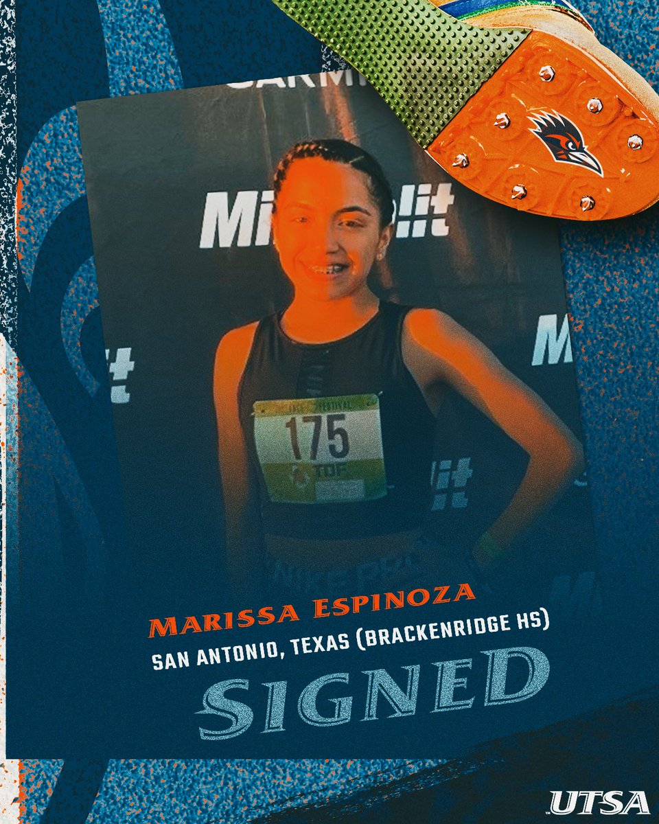 ✍️ 𝙎𝙄𝙂𝙉𝙀𝘿

Help us welcome state qualifier and Brackenridge High standout Marissa Espinoza to the UTSA Family!

🔗 bit.ly/3BySODl

#BirdsUp 🤙
