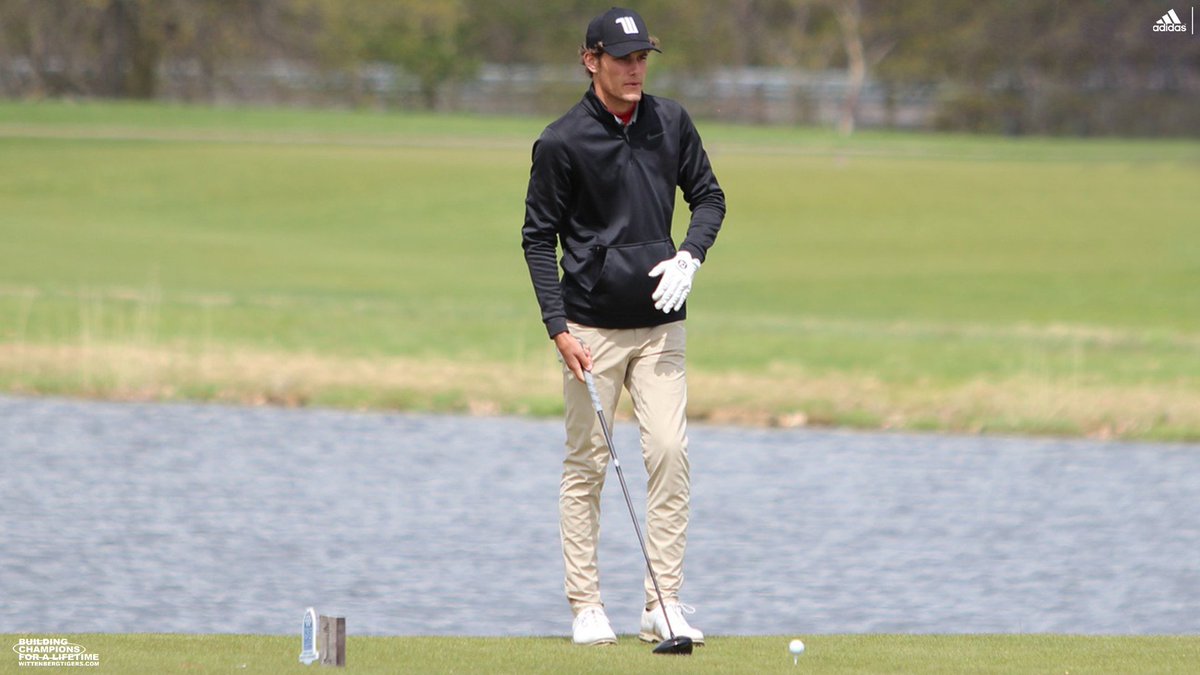 WittAthletics's tweet photo. After day two of action at the Men's Golf Championships, the Tigers sit in a tie for 11th place with a score of 582. #TigerUp https://t.co/vNujyb2pbV