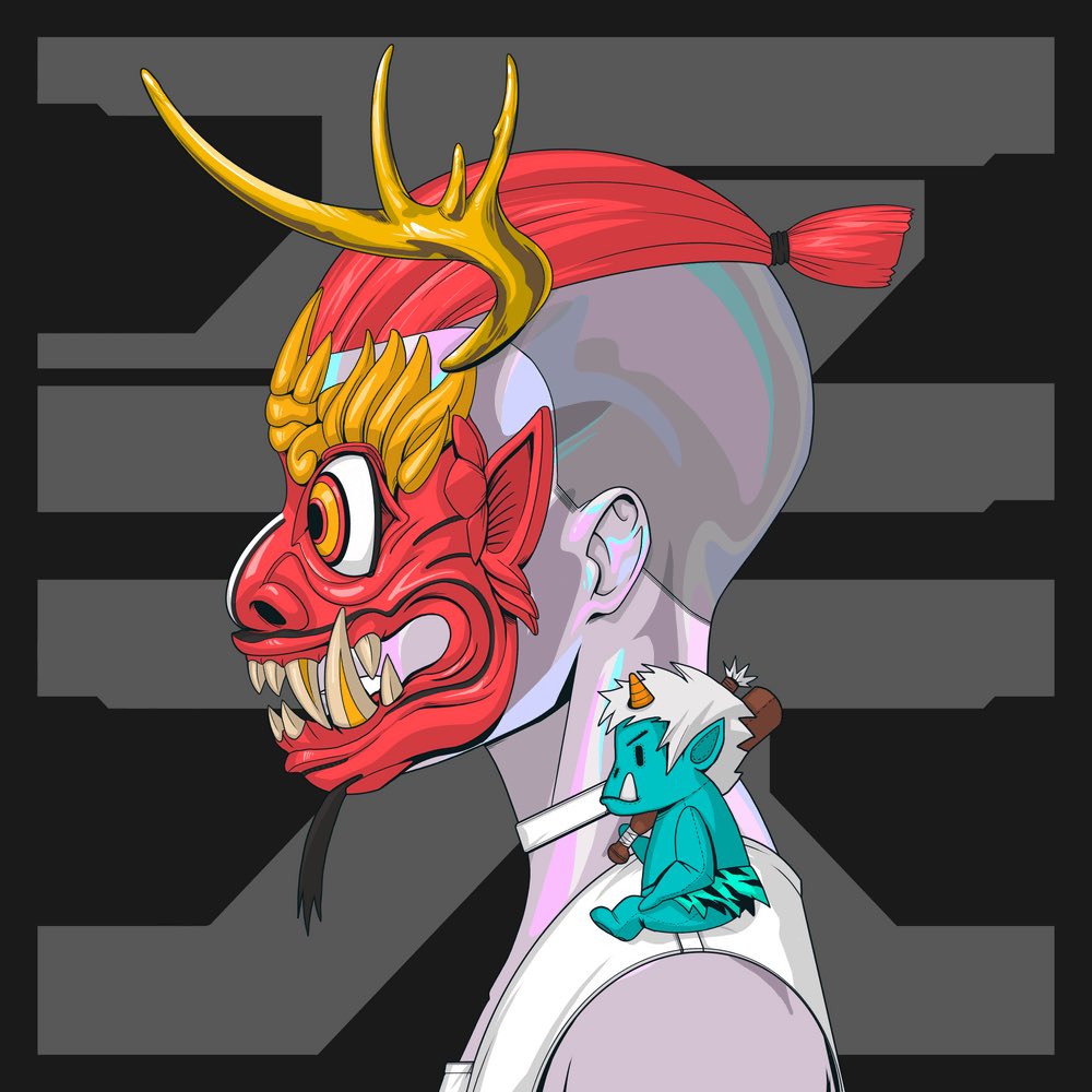 wizardofsoho's tweet photo. Oh man… rares on 0N1 force so under priced. Anything golden … horns or mask is super super premium and aesthetic https://t.co/g4x7R7RzWr
