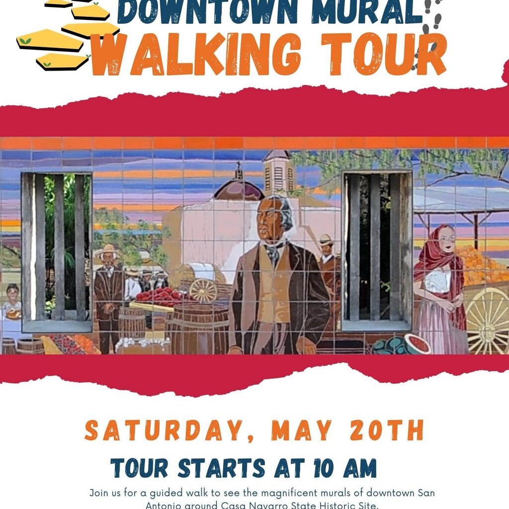 HiddenValleyRV's tweet photo. Enjoy some of San Antonio's historical and modern murals on a FREE 1.5 hr tour (about a mile) around downtown with a knowledgeable guide.  Meet at 228 S. Laredo St before 10am on Sat 5/20/23 Info: 210.226.4801
#hiddenvalleyrvpark #thingstodoinsanantonio … https://t.co/q5TTcCvdeA https://t.co/7s4GYoXI3J