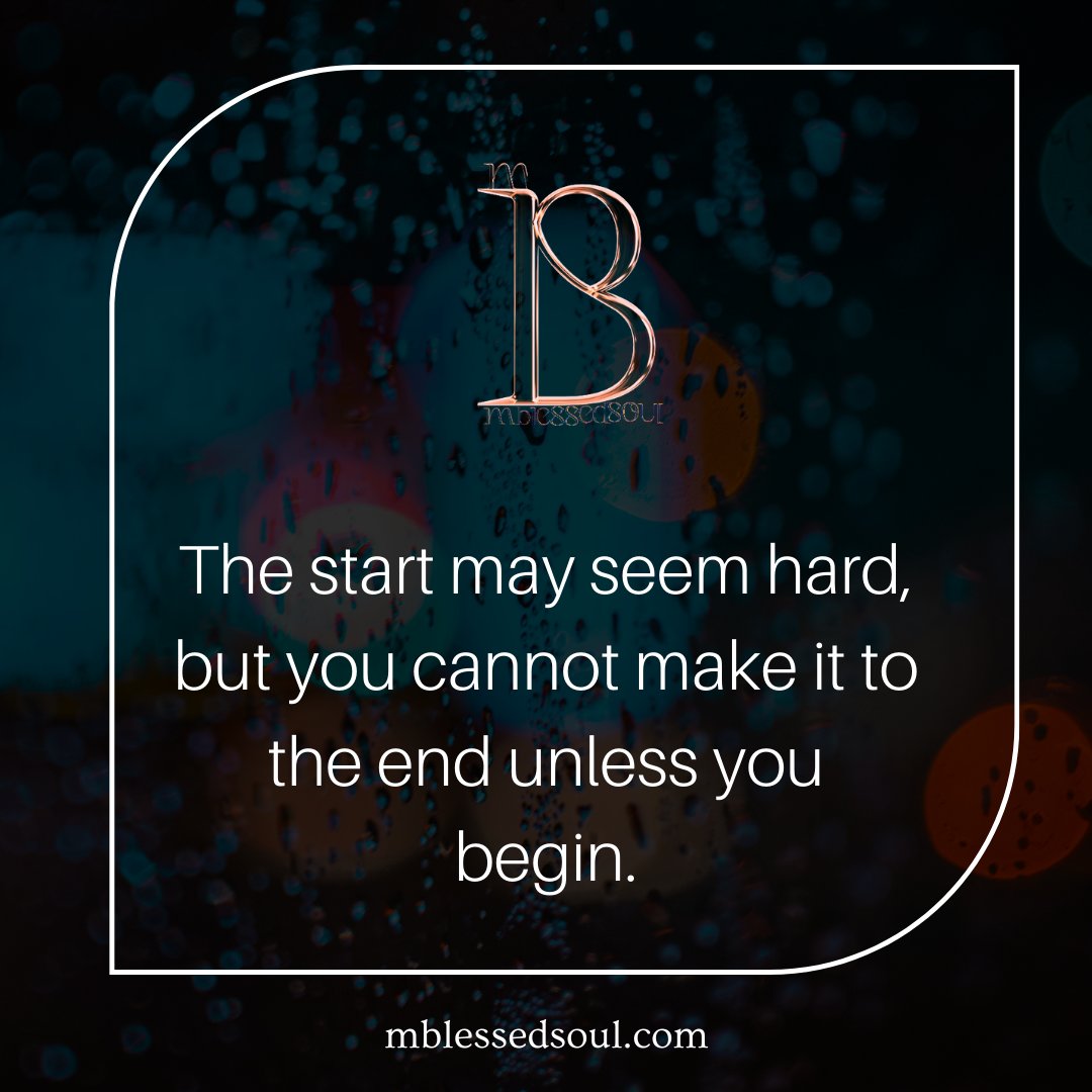 palakpancholi5's tweet photo. The start may seem hard, but you cannot make it to the end unless you begin.
.
.
#masteryourlife #controlattention #mindquotes #successquote #successmotivation #successminded #successmindset #successfullmindset #successgoals #successsecrets https://t.co/9oXTINLVtN