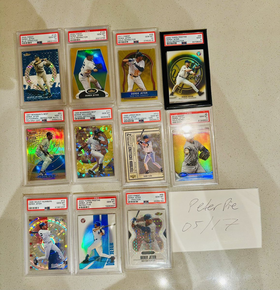 Peter (@piotrs_cards) on Twitter photo $7,000 PPGS for the Jeter lot
Dm if you’re interested, thanks 🙏 <a href="/HobbyConnector/">The Hobby Connector ™</a> <a href="/TheHobby247/">The Hobby 24/7</a> <a href="/sports_sell/">@SPORTS_SΞLL</a> RTs appreciated! $7,000 PPGS for the Jeter lot
Dm if you’re interested, thanks 🙏 <a href="/HobbyConnector/">The Hobby Connector ™</a> <a href="/TheHobby247/">The Hobby 24/7</a> <a href="/sports_sell/">@SPORTS_SΞLL</a> RTs appreciated!