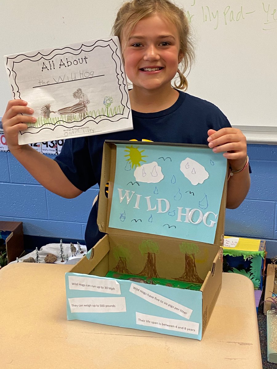 MrsCoxk3's tweet photo. 2nd grade animal research presentations started today! These students put forth hard work and so much effort into their research, rough drafts, published books, and creative projects. 👏🏻👏🏻 https://t.co/IKaPGR2sxl