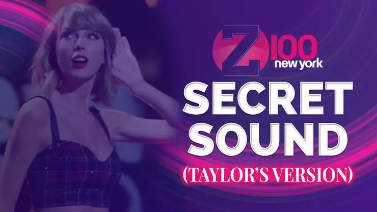 Z100NewYork's tweet photo. Ayooo! Whataya think our Z100 Secret Sound (Taylor’s Version) is?

👀 https://t.co/eveqQCH5Ln