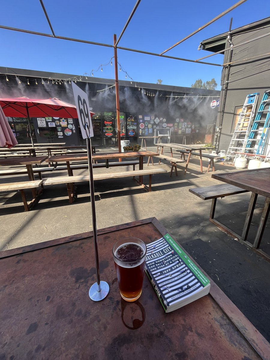 beardo54's tweet photo. It’s warm out but there is shade, most is flowing and the beer is cold. (As is the cider, probably some white wine, and water). https://t.co/uBjyE2ndvm