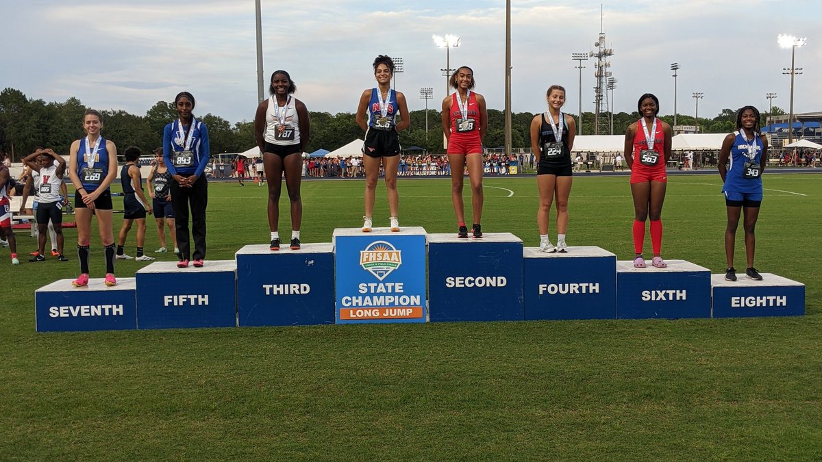 FHSAA's tweet photo. Congratulations to our 2023 FHSAA Class 1A Girls Long Jump State Champion - Grace Lathrop (Northside Christian) https://t.co/U7fbxI3kNn https://t.co/vz2A7blljG