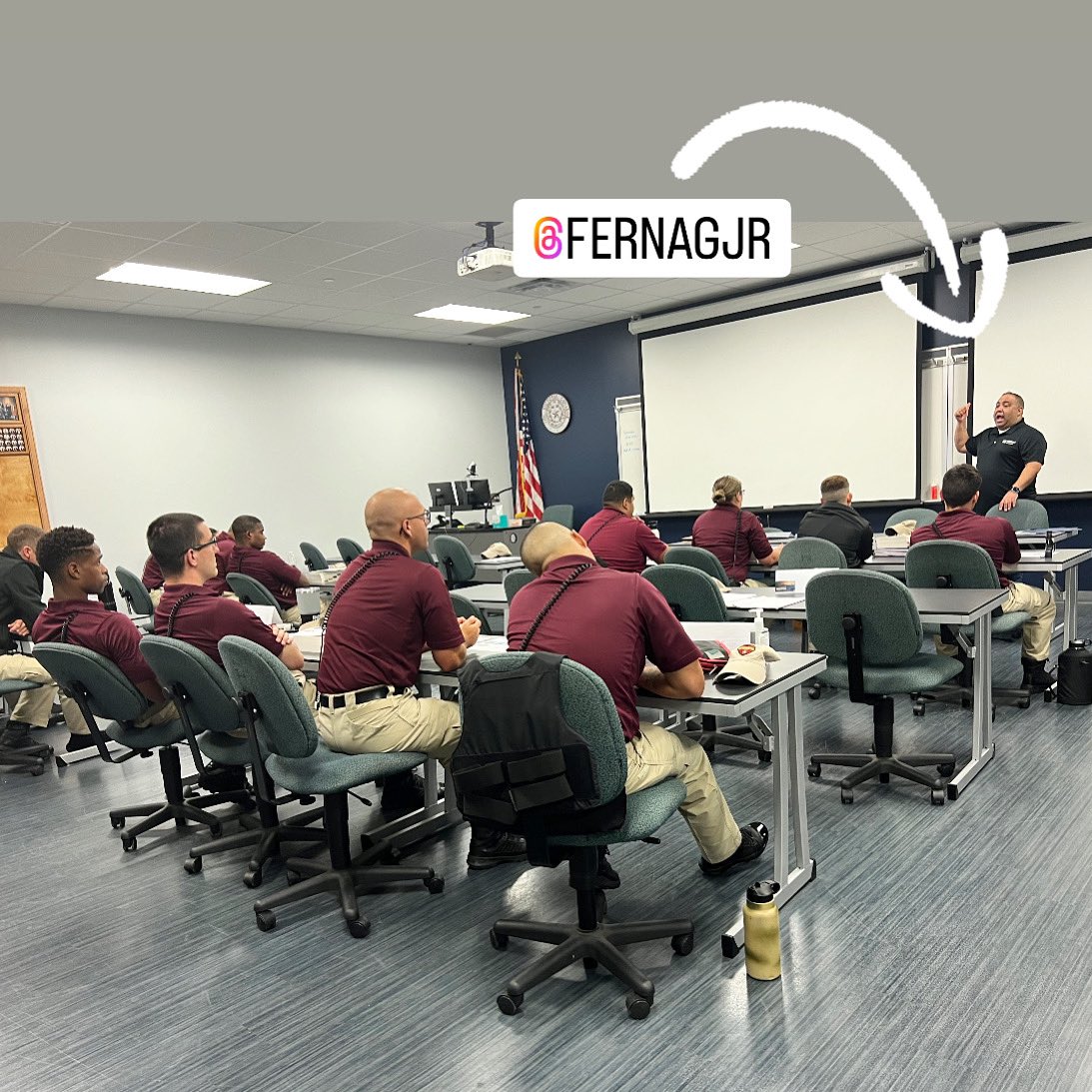 Fernando speaking at the Victoria College Police Academy today. Great job!

#WeAreSTX I #LifeAtATT I #GoWest | #STXSpeaks | #STXSigTeam | #FirstNet | #firstresponders | #FirstNetFamilyandFriends