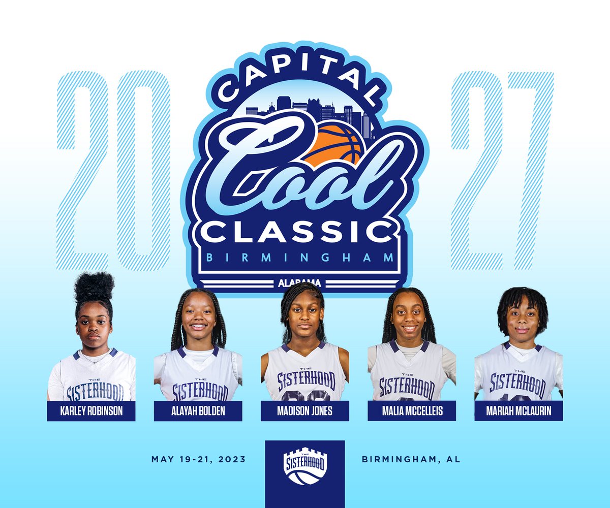 THE SISTERHOOD 2027
will be in the building!!
CAPITAL COOL CLASSIC
MAY 19-21 / BIRMINGHAM, AL
#thisweekend #capitalcoolclassic