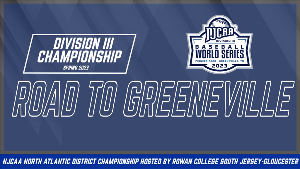 One Region 19 program will punch their ticket to Greeneville, TN when @RCRoadrunners host the DIII North Atlantic District Championship this Friday-Sunday. Tournament Info: rcroadrunners.com/sports/bsb/202…